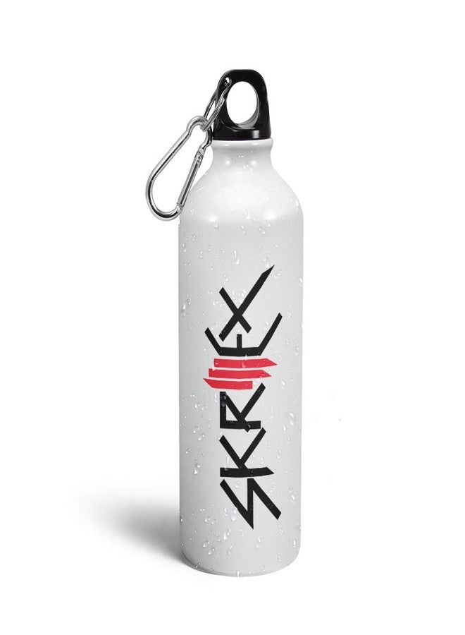 Prink Skrillex Printed Bottle 600ml | Sipper Bottle | Water Bottles | EDM Music | DJ Skrillex Sipper Bottle | - Image 1